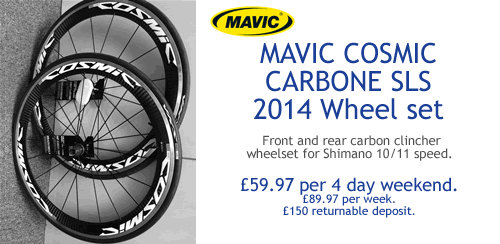 Mavic Cosmic Carbone SLS wheels